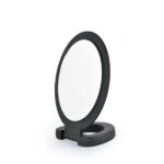 MIRROR CLAM 12,3 CM BLACK