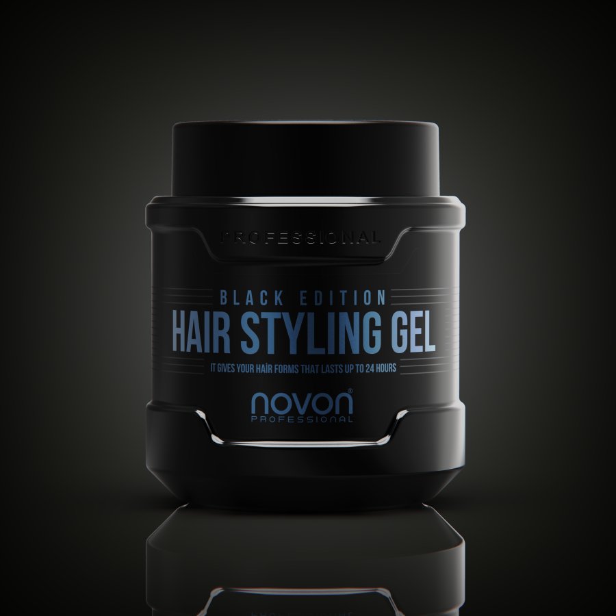 NOVON HAIR STYLING GEL BLACK EDITION 700 ML