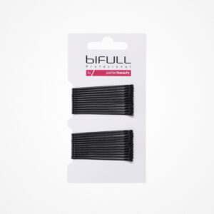 FLAT BOBBY PINS 51MM BLACK · 24 PCS